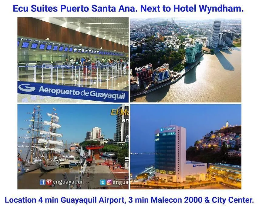 Ecusuites Vista Rio Jacuzzi Privado Wyndham 802 Guayaquil Ecuador